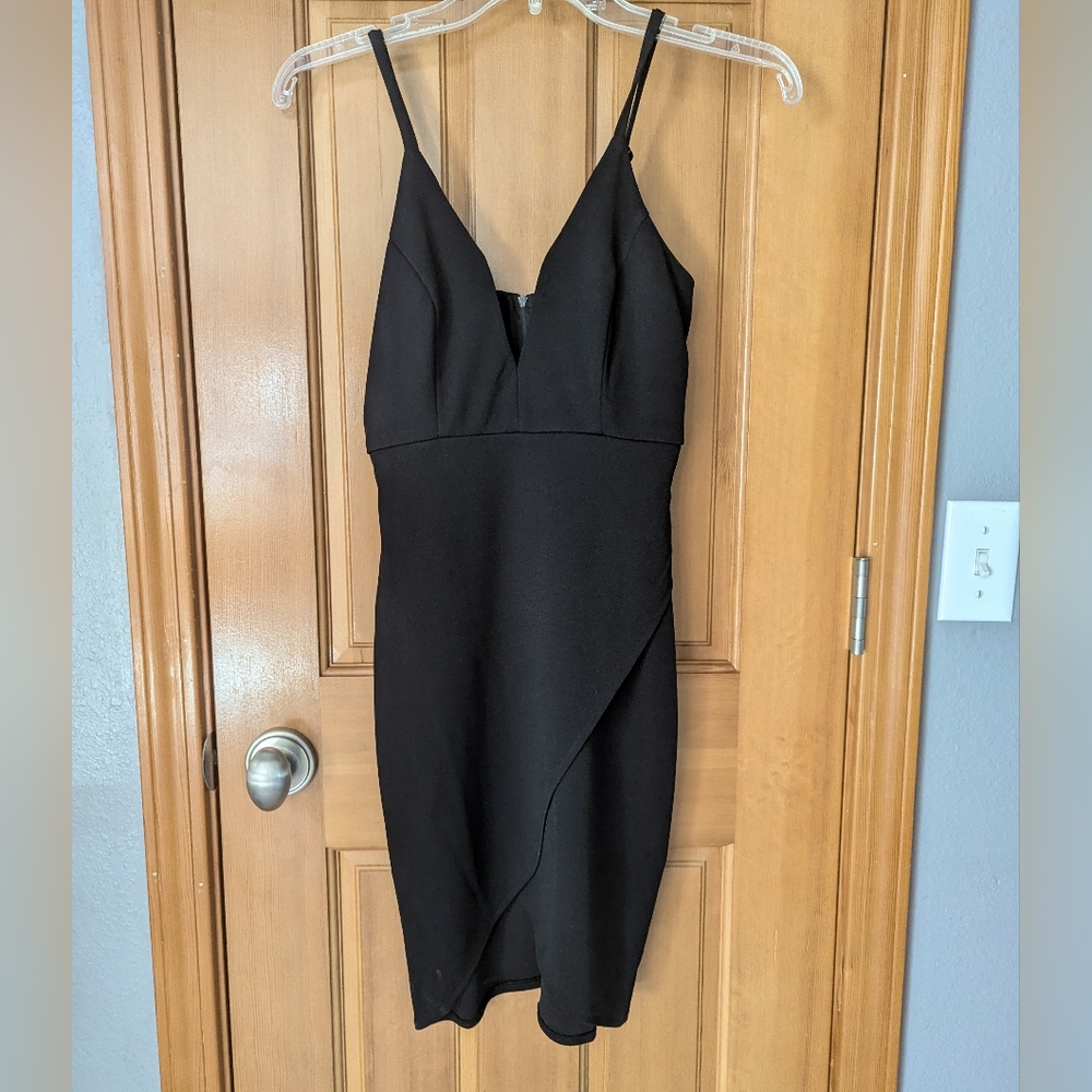 Black Asymmetrical Dress